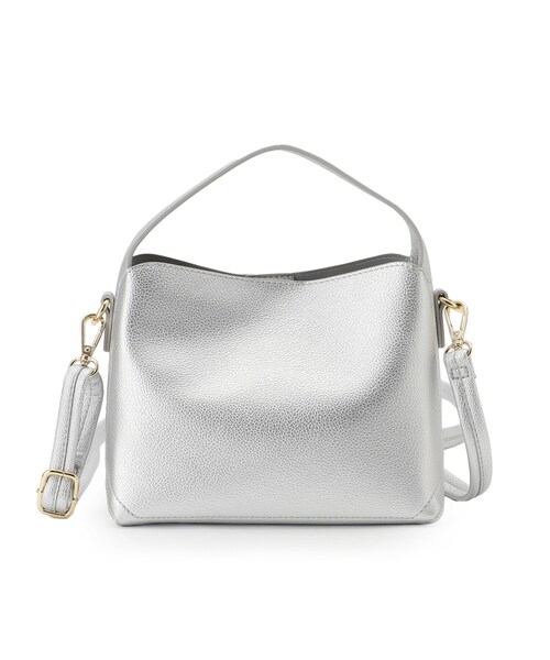 OPAQUE.CLIP(オペークドットクリップ)の「◆【2WAY/軽量】ワンハンドルミニバッグ(ショルダーバッグ・レディース・ライトグリーン/ブラック/ベージュ/シルバー・00)」の16枚目の写真