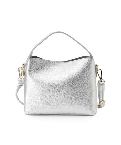 OPAQUE.CLIP(オペークドットクリップ)の「◆【2WAY/軽量】ワンハンドルミニバッグ(ショルダーバッグ・レディース・ライトグリーン/ブラック/ベージュ/シルバー・00)」の18枚目の写真