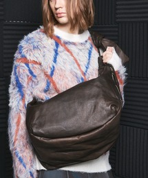 《UNISEX》Leather Shoulder “BANANA” Bag/レザーショルダーバナナバッグ 【MAISON SPECIAL/メゾンスペシャル】
