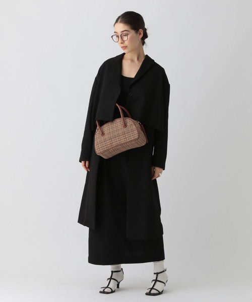 saloon（サルーン）の「SALOON(サルーン)/ネップツイード短丈ジャケット（テーラードジャケット・レディース・ブラック/ブラウン・FREE）」の13枚目の写真