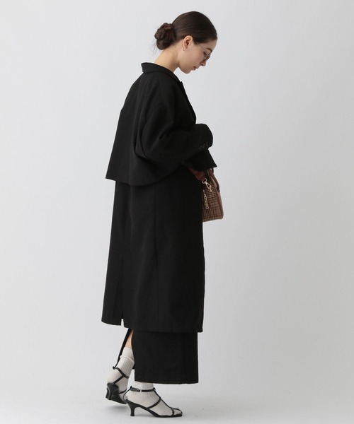 saloon（サルーン）の「SALOON(サルーン)/ネップツイード短丈ジャケット（テーラードジャケット・レディース・ブラック/ブラウン・FREE）」の14枚目の写真