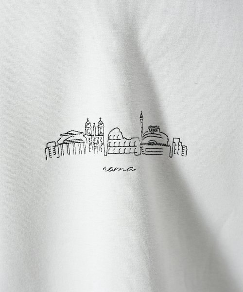 ABAHOUSE GRAY(アバハウスグレイ)の「【CITY】シルキーダンボール 刺繍 プルオーバー / スウェット(スウェット・メンズ・グレイッシュベージュ/ブラック/グレイッシュブルー/ホワイト・46/48)」の22枚目の写真