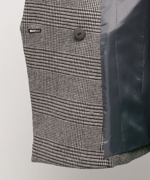 美品▲allureville アルアバイル//チェックダブルジャケット▲ウール allureville（アルアバイル）の「ウールチェックダブル