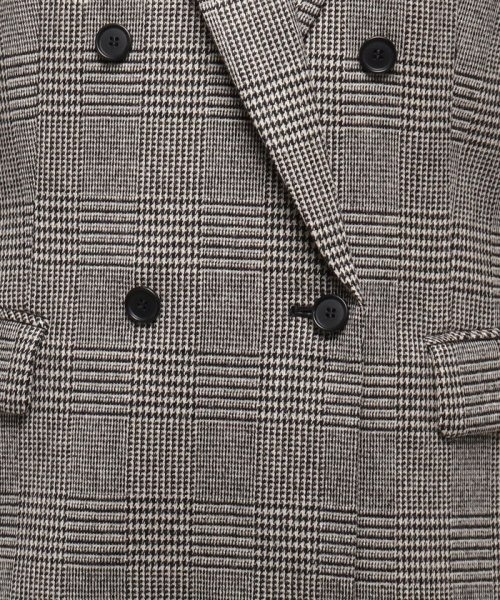 allureville（アルアバイル）の「チェックダブルジャケット