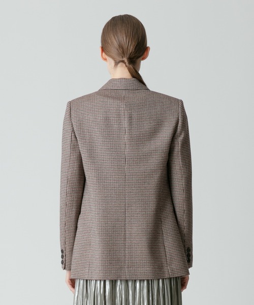 allureville チェック柄 ダブルブレストジャケット allureville（アルアバイル）の「チェックダブルジャケット