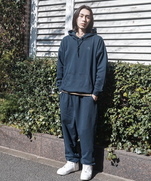 STARTER（スターター）の「【STARTER】スターター 裏毛長袖 プルパーカー 1634093【セットアップ対応】（パーカー・メンズ・カーキ/ライトグレー/ラベンダー/ネイビー/モカ/クリーム/ブラック/ヘザーグレー・XXL/L/XL/S/M）」の7枚目の写真