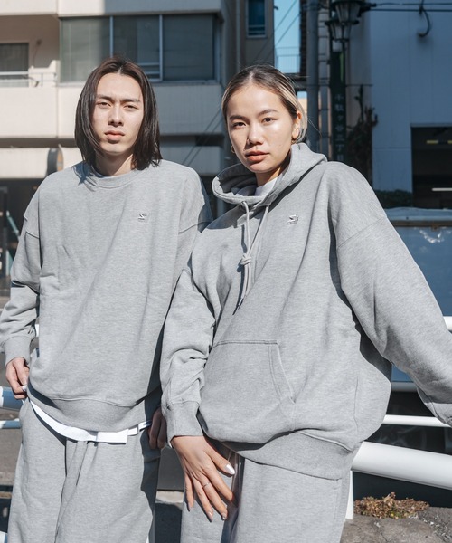 STARTER（スターター）の「【STARTER】スターター 裏毛長袖 プルパーカー 1634093【セットアップ対応】（パーカー・メンズ・カーキ/ライトグレー/ラベンダー/ネイビー/モカ/クリーム/ブラック/ヘザーグレー・XXL/L/XL/S/M）」の3枚目の写真