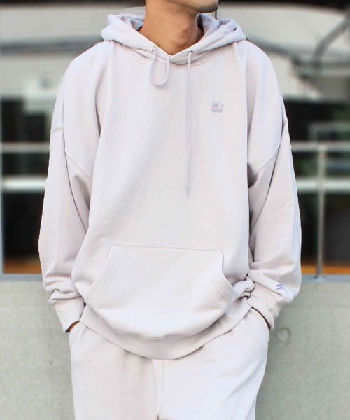 STARTER（スターター）の「【STARTER】スターター 裏毛長袖 プルパーカー 1634093【セットアップ対応】（パーカー・メンズ・カーキ/ライトグレー/ラベンダー/ネイビー/モカ/クリーム/ブラック/ヘザーグレー・XXL/L/XL/S/M）」の12枚目の写真