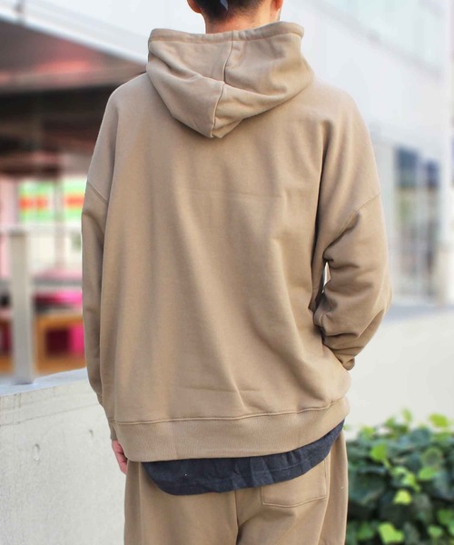 STARTER（スターター）の「【STARTER】スターター 裏毛長袖 プルパーカー 1634093【セットアップ対応】（パーカー・メンズ・カーキ/ライトグレー/ラベンダー/ネイビー/モカ/クリーム/ブラック/ヘザーグレー・XXL/L/XL/S/M）」の20枚目の写真