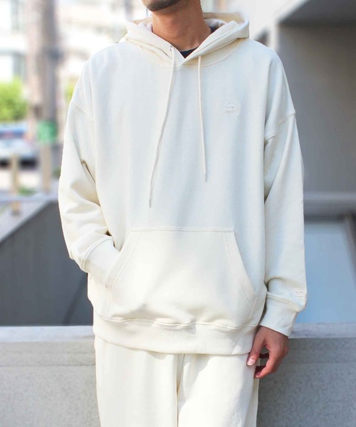 STARTER（スターター）の「【STARTER】スターター 裏毛長袖 プルパーカー 1634093【セットアップ対応】（パーカー・メンズ・カーキ/ライトグレー/ラベンダー/ネイビー/モカ/クリーム/ブラック/ヘザーグレー・XXL/L/XL/S/M）」の21枚目の写真