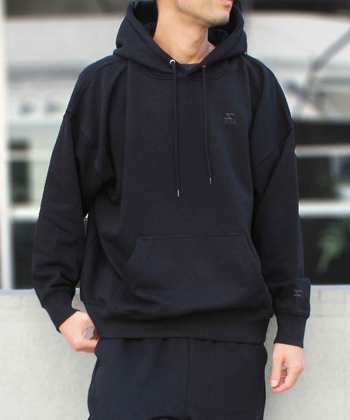 STARTER（スターター）の「【STARTER】スターター 裏毛長袖 プルパーカー 1634093【セットアップ対応】（パーカー・メンズ・カーキ/ライトグレー/ラベンダー/ネイビー/モカ/クリーム/ブラック/ヘザーグレー・XXL/L/XL/S/M）」の9枚目の写真