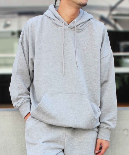 STARTER（スターター）の「【STARTER】スターター 裏毛長袖 プルパーカー 1634093【セットアップ対応】（パーカー・メンズ・カーキ/ライトグレー/ラベンダー/ネイビー/モカ/クリーム/ブラック/ヘザーグレー・XXL/L/XL/S/M）」の15枚目の写真