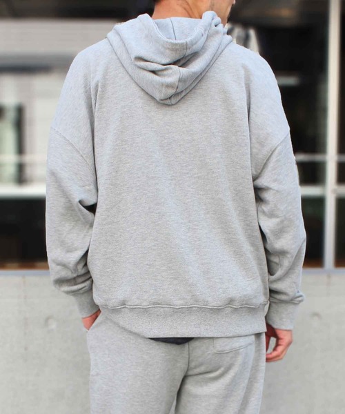 STARTER（スターター）の「【STARTER】スターター 裏毛長袖 プルパーカー 1634093【セットアップ対応】（パーカー・メンズ・カーキ/ライトグレー/ラベンダー/ネイビー/モカ/クリーム/ブラック/ヘザーグレー・XXL/L/XL/S/M）」の16枚目の写真