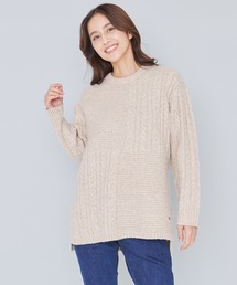 Arnold Palmer | パッチワーク ケーブルニット プルオーバー(ニット/セーター)