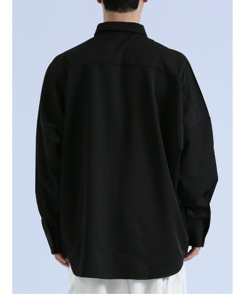 semantic design（セマンティックデザイン）の「【ストレッチ】セマンティックデザイン×PSYCHONATION タイ付きチェーン 長袖シャツ（シャツ/ブラウス・メンズ・ブラック/ホワイト/ホワイト×ブラック・MEDIUM/LARGE）」の19枚目の写真