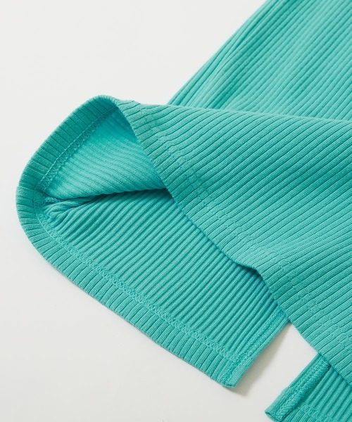 devirock（デビロック）の「リブスリットスカート（スカート・キッズ・ピンク系6/エメラルド/ブラック/グレー系1/パープル系5・130cm/140cm/100cm/160cm/110cm/150cm/120cm）」の13枚目の写真