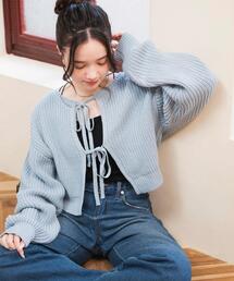 WEGO | WEGO/【24年春夏新作】リボン2WAYカーデ(カーディガン/ボレロ)