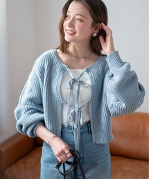 WEGO | WEGO/【24年春夏新作】リボン2WAYカーデ(カーディガン/ボレロ)