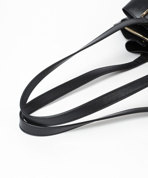 LEPSIM（レプシィム）の「フェイクレザータックA4バッグ　990320（トートバッグ・レディース・ブラック/グレイッシュベージュ・ONE SIZE）」の20枚目の写真