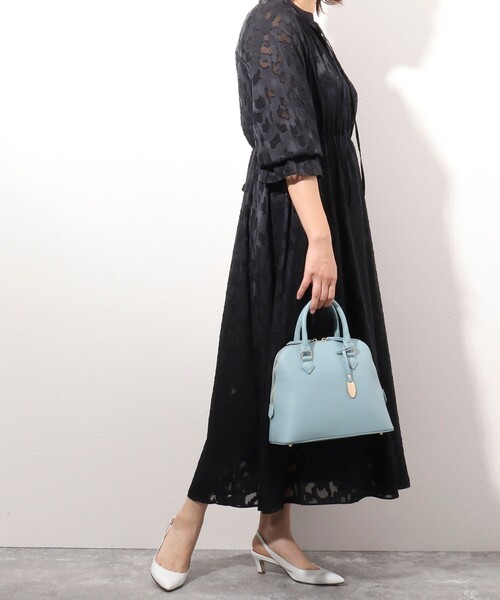 NOLLEY’S（ノーリーズ）の「ボストンタイプトートバッグ（ボストンバッグ・レディース・ブラック/サックスブルー・FREE）」の15枚目の写真