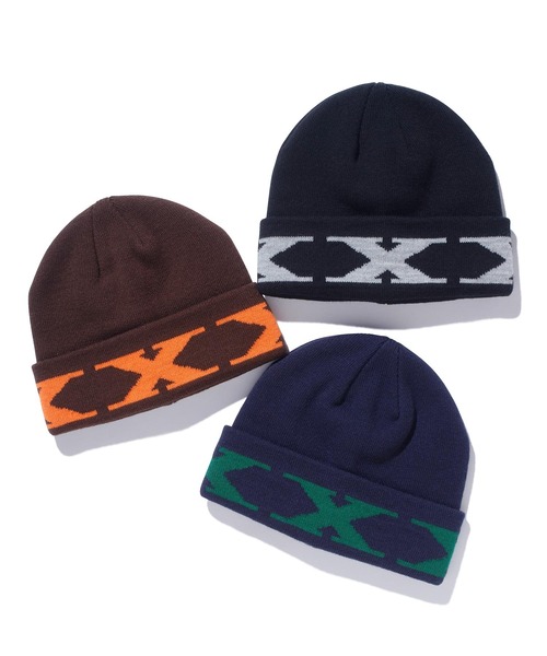 XLARGE（エクストララージ）の「X LOGO CUFF BEANIE（ニットキャップ