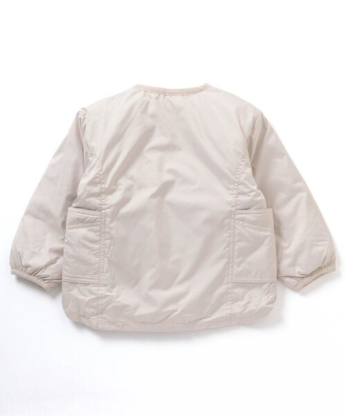 BREEZE（ブリーズ）の「防風ライトカーディガン_撥水加工（ナイロンジャケット・キッズ・サックスブルー/チャコール/グレー・110/140/80/130/120/90/100）」の14枚目の写真
