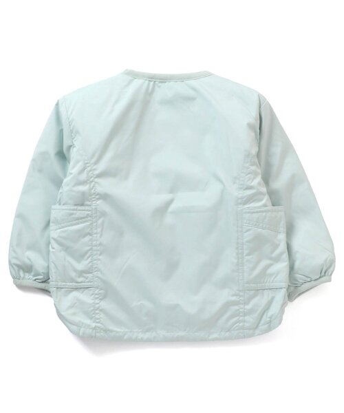 BREEZE（ブリーズ）の「防風ライトカーディガン_撥水加工（ナイロンジャケット・キッズ・サックスブルー/チャコール/グレー・110/140/80/130/120/90/100）」の15枚目の写真