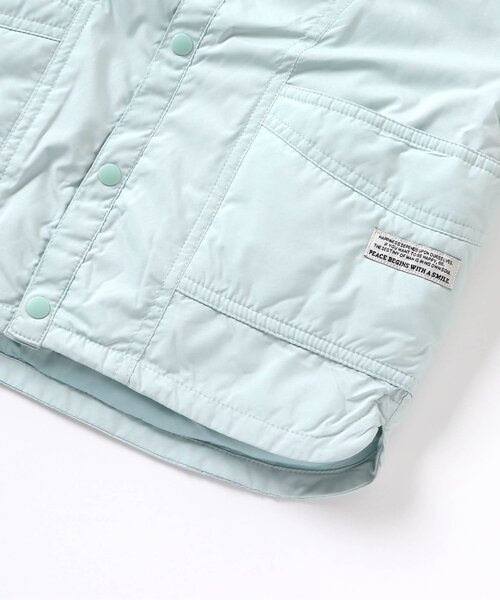 BREEZE（ブリーズ）の「防風ライトカーディガン_撥水加工（ナイロンジャケット・キッズ・サックスブルー/チャコール/グレー・110/140/80/130/120/90/100）」の18枚目の写真
