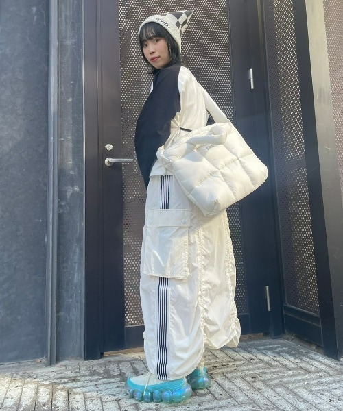 Candy Stripper（キャンディストリッパー）の「CND QUILTING SHOULDER バッグ（ショルダーバッグ・レディース・オフホワイト/ブラック・FREE）」の3枚目の写真