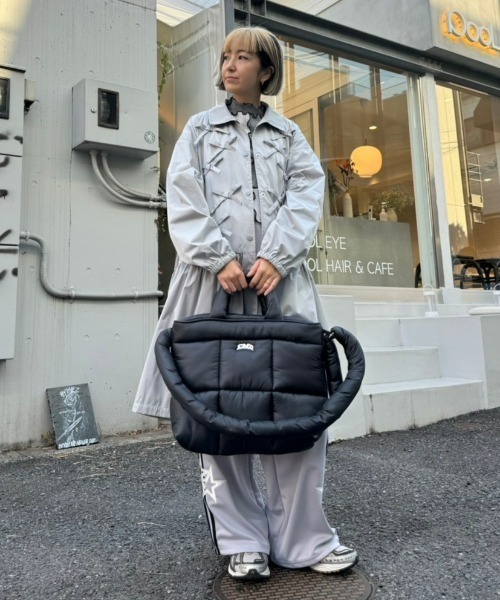 Candy Stripper（キャンディストリッパー）の「CND QUILTING SHOULDER バッグ（ショルダーバッグ・レディース・オフホワイト/ブラック・FREE）」の8枚目の写真