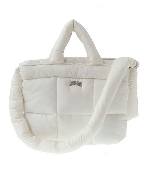 Candy Stripper（キャンディストリッパー）の「CND QUILTING SHOULDER バッグ（ショルダーバッグ・レディース・オフホワイト/ブラック・FREE）」の10枚目の写真