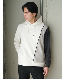 TAKA-Q | タカキューメンズ/TAKA-Q:MEN SOFT CUSHION 切替長袖プルパーカー(Tシャツ/カットソー)