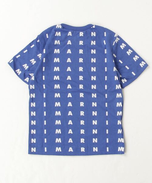 MARNI（マルニ）の「MARNI（マルニ）Kids & Junior ブランドロゴ総柄半袖Tシャツカットソー（Tシャツ/カットソー・キッズ・ホワイト/ブルー/ピンク・12Y/14Y/4Y/6Y/8Y/10Y）」の4枚目の写真