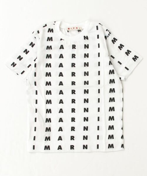 MARNI（マルニ）の「MARNI（マルニ）Kids & Junior ブランドロゴ総柄半袖Tシャツカットソー（Tシャツ/カットソー・キッズ・ホワイト/ブルー/ピンク・12Y/14Y/4Y/6Y/8Y/10Y）」の13枚目の写真