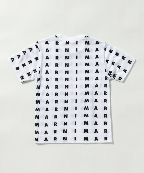 MARNI（マルニ）の「MARNI（マルニ）Kids & Junior ブランドロゴ総柄半袖Tシャツカットソー（Tシャツ/カットソー・キッズ・ホワイト/ブルー/ピンク・12Y/14Y/4Y/6Y/8Y/10Y）」の9枚目の写真