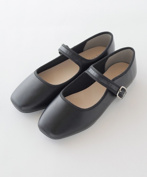 Honeys（ハニーズ）の「ベルト付フラットシューズ（パンプス・レディース・ブラック系その他/ブラック/シルバー・23.0/24.0/22.5/23.5/24.5/25.0）」の19枚目の写真
