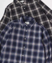 Regular Fit Check & Stripe Shirt/レギュラーフィット チェック ストライプ ボタンダウンシャツ/レディース メンズ