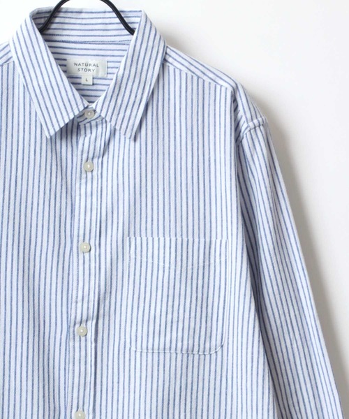 Lazar(ラザル)の「Regular Fit Check & Stripe Shirt/レギュラーフィット チェック ストライプ ボタンダウンシャツ/レディース メンズ(シャツ/ブラウス・メンズ・ベージュ系その他/レッド系その他/ホワイト系その他/ブルー系その他/グレー系その他/イエロー系その他/ブルー系その他2・M/L/LL)」の8枚目の写真