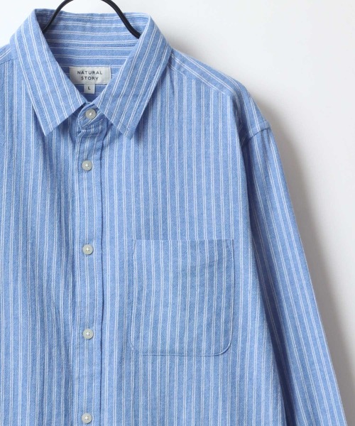 Lazar(ラザル)の「Regular Fit Check & Stripe Shirt/レギュラーフィット チェック ストライプ ボタンダウンシャツ/レディース メンズ(シャツ/ブラウス・メンズ・ベージュ系その他/レッド系その他/ホワイト系その他/ブルー系その他/グレー系その他/イエロー系その他/ブルー系その他2・M/L/LL)」の9枚目の写真