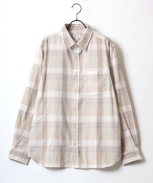 Lazar(ラザル)の「Regular Fit Check & Stripe Shirt/レギュラーフィット チェック ストライプ ボタンダウンシャツ/レディース メンズ(シャツ/ブラウス・メンズ・ベージュ系その他/レッド系その他/ホワイト系その他/ブルー系その他/グレー系その他/イエロー系その他/ブルー系その他2・M/L/LL)」の20枚目の写真