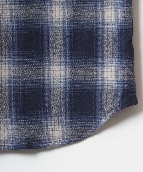 Lazar(ラザル)の「Regular Fit Check & Stripe Shirt/レギュラーフィット チェック ストライプ ボタンダウンシャツ/レディース メンズ(シャツ/ブラウス・メンズ・ベージュ系その他/レッド系その他/ホワイト系その他/ブルー系その他/グレー系その他/イエロー系その他/ブルー系その他2・M/L/LL)」の11枚目の写真