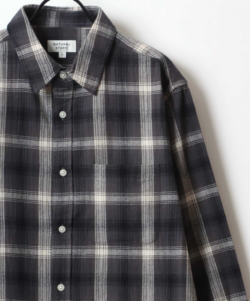 Lazar(ラザル)の「Regular Fit Check & Stripe Shirt/レギュラーフィット チェック ストライプ ボタンダウンシャツ/レディース メンズ(シャツ/ブラウス・メンズ・ベージュ系その他/レッド系その他/ホワイト系その他/ブルー系その他/グレー系その他/イエロー系その他/ブルー系その他2・M/L/LL)」の10枚目の写真