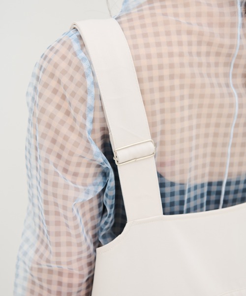 MERLOT（メルロー）の「アソートオーバーオール（サロペット/オーバーオール・レディース・ナチュラル/ブラック/チェック・FREE）」の14枚目の写真