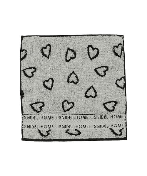 SNIDEL HOME（スナイデルホーム）の「ジャカードハンドタオル（タオル・レディース・ブラック/ピンクベージュ/ライトグレー/ピンク・FREE）」の2枚目の写真