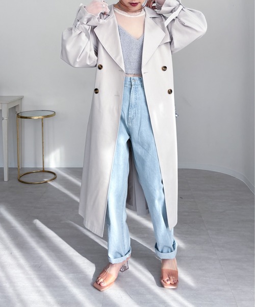 EPIMI E'PIMMY(エピミエピミー)の「シャギービスチェ/シアーブラウスSET(シャツ/ブラウス・レディース・オフホワイト/ブラック/グレー・MEDIUM)」の8枚目の写真