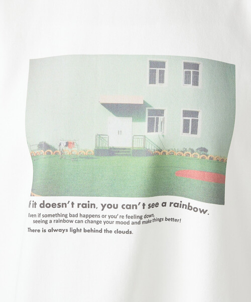 COMME CA ISM(コムサイズム)の「フォトプリント 長袖 カットソー(Tシャツ/カットソー・レディース・ベージュ/ホワイト・M/L)」の14枚目の写真