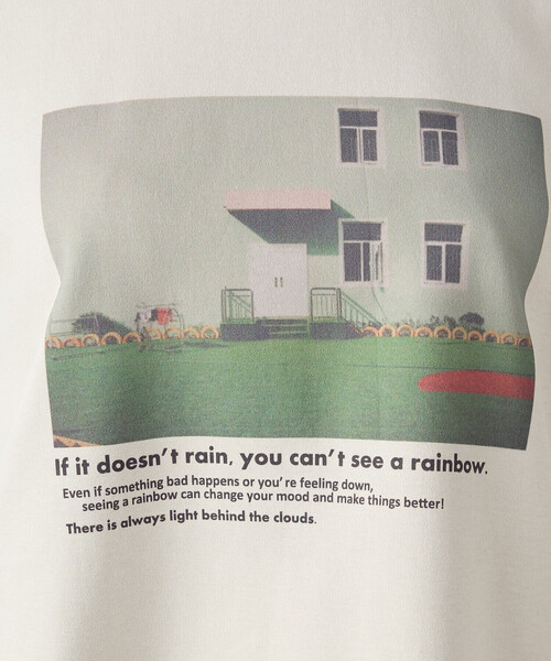 COMME CA ISM(コムサイズム)の「フォトプリント 長袖 カットソー(Tシャツ/カットソー・レディース・ベージュ/ホワイト・M/L)」の15枚目の写真
