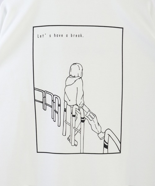 WESTSEA(ウエストシー)の「フェイクレイヤード 鹿の子ダンボール 長袖T(Tシャツ/カットソー・メンズ・ライトグレー/ブラック/オフホワイト・M/L)」の11枚目の写真