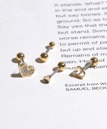 Peony（ピオニー）の「【Peony/ピオニー】/サージカルステンレス 316L ビジューピアスセット（ピアス（片耳用））」