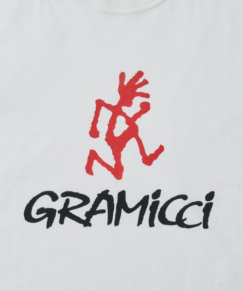 Gramicci（グラミチ）の「GRAMICCI/グラミチ GRAMICCI LOGO TEE | グラミチロゴTシャツ（Tシャツ/カットソー・メンズ・ホワイト/ブラック/マスタード・S/M/L/XL/XXL）」の5枚目の写真